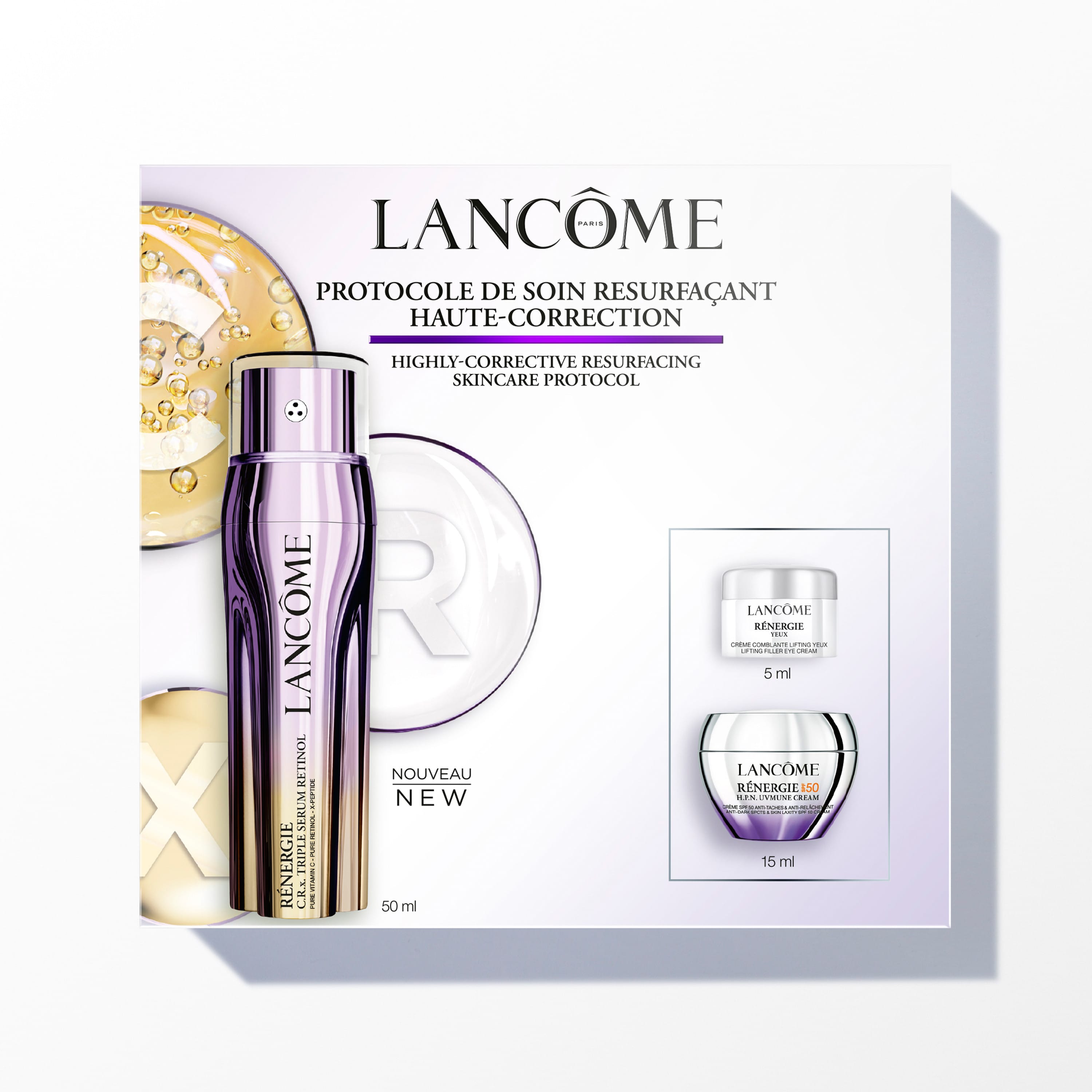LANCOME Rénergie Retinol Triple Serum Sett