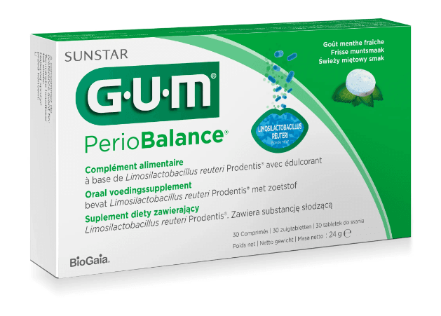 GUM PerioBalance Góðgerlar fyrir munn 30 töflur