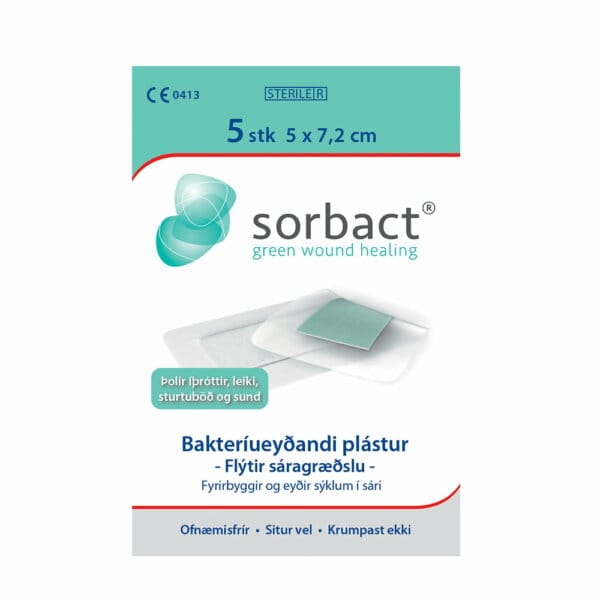 SORBACT Bakteríubindandi Plástur 5x7.2cm