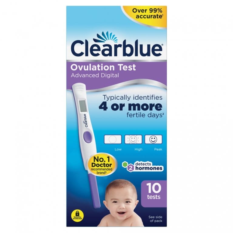 Clearblue Egglospróf 10stk í Pakka Digital