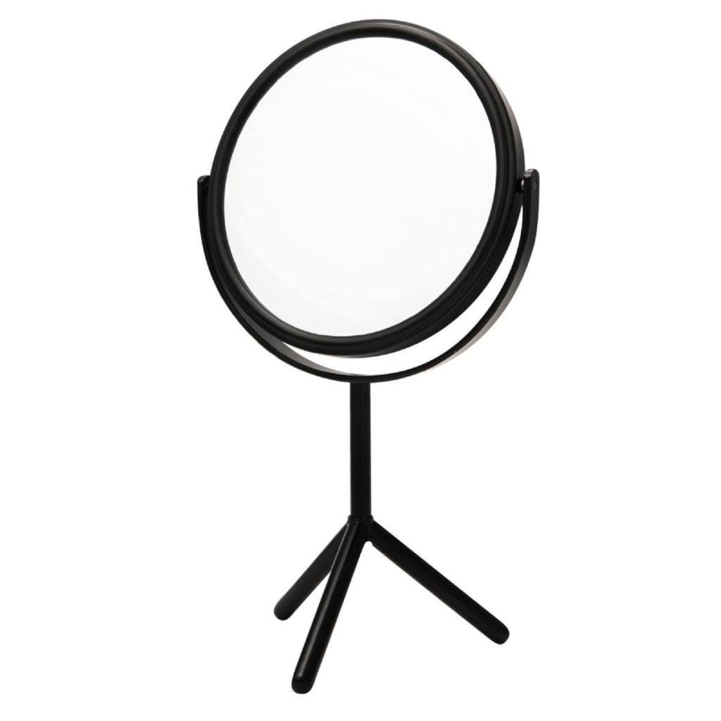 Spegill Á þrífæti 1x/5x Svartur