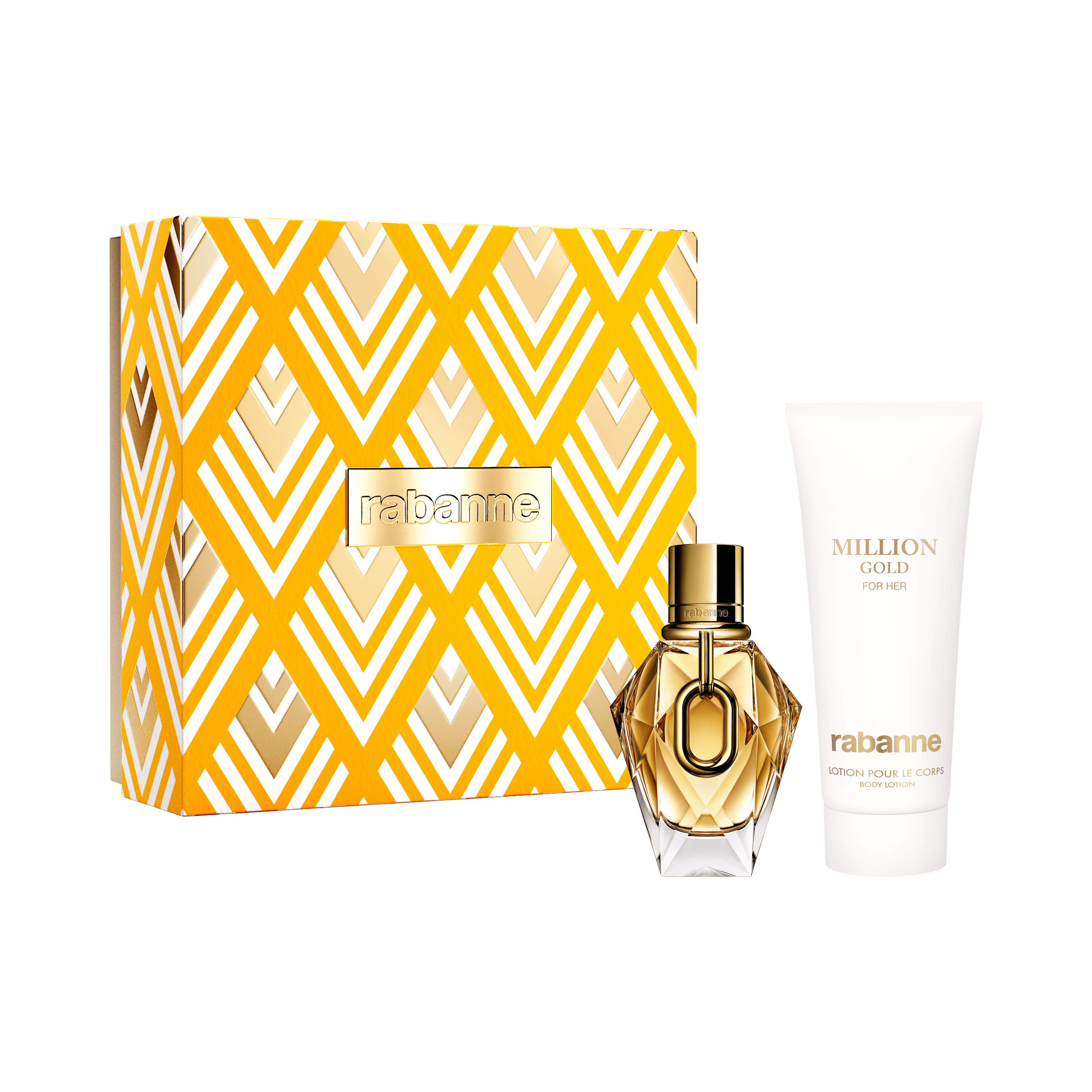 Rabanne Million Gold For Her EDP 50ml + Body Lotio