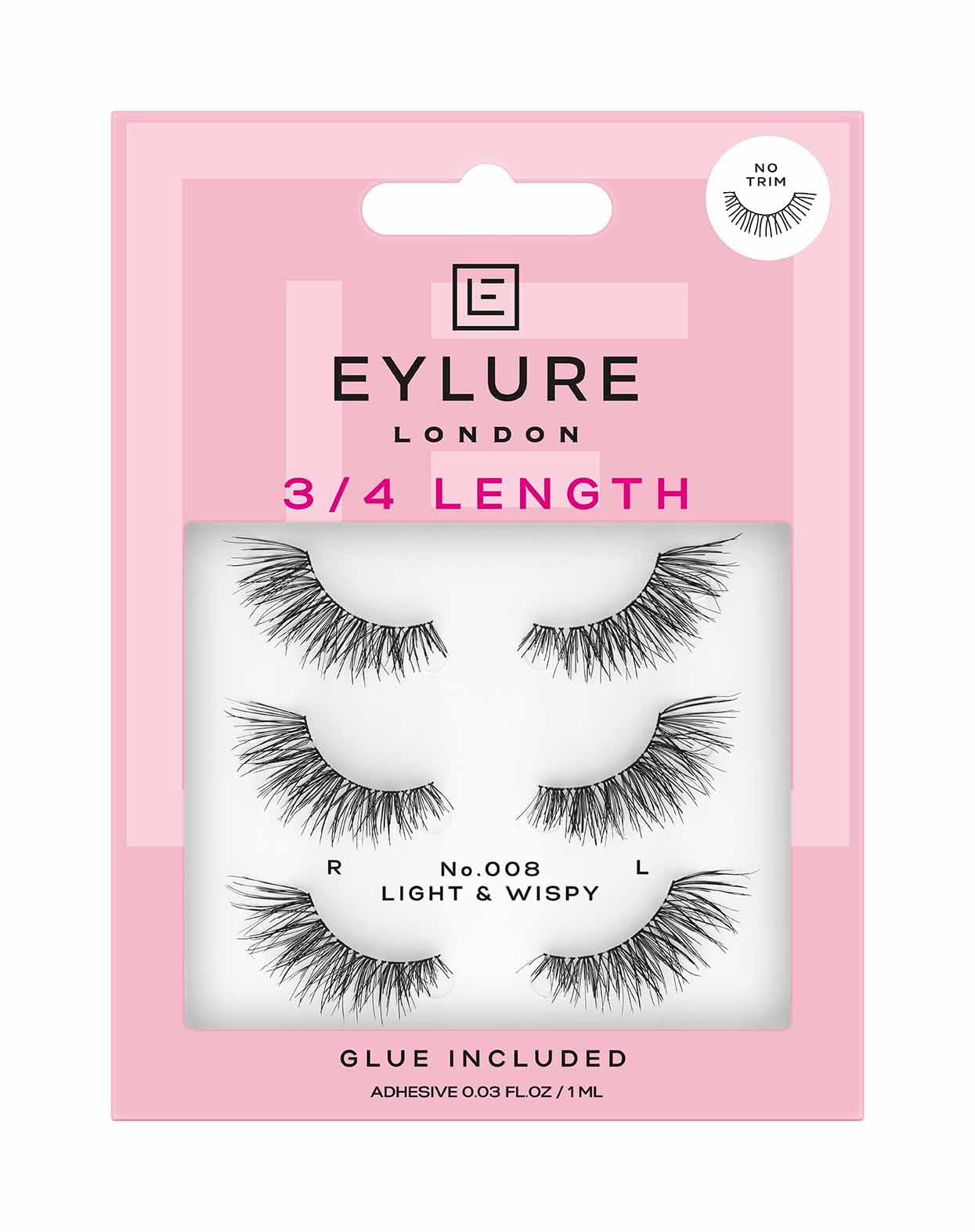 EYLURE 3/4 length no. 008 - Multipack