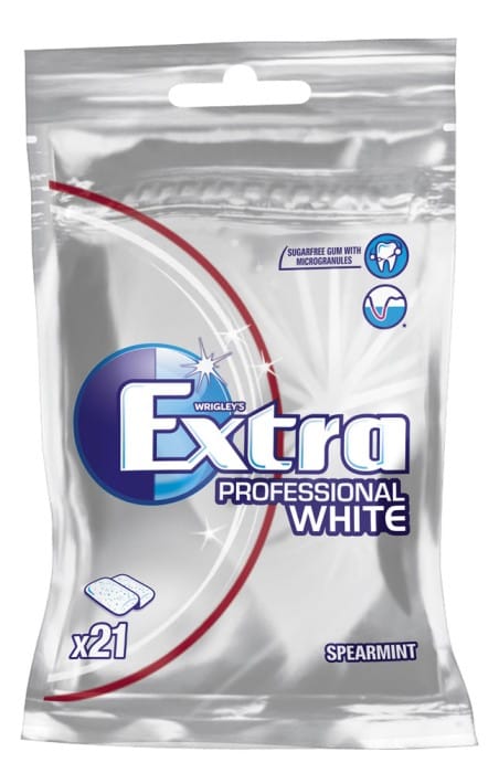 Extra Tyggjó Professional White Poki