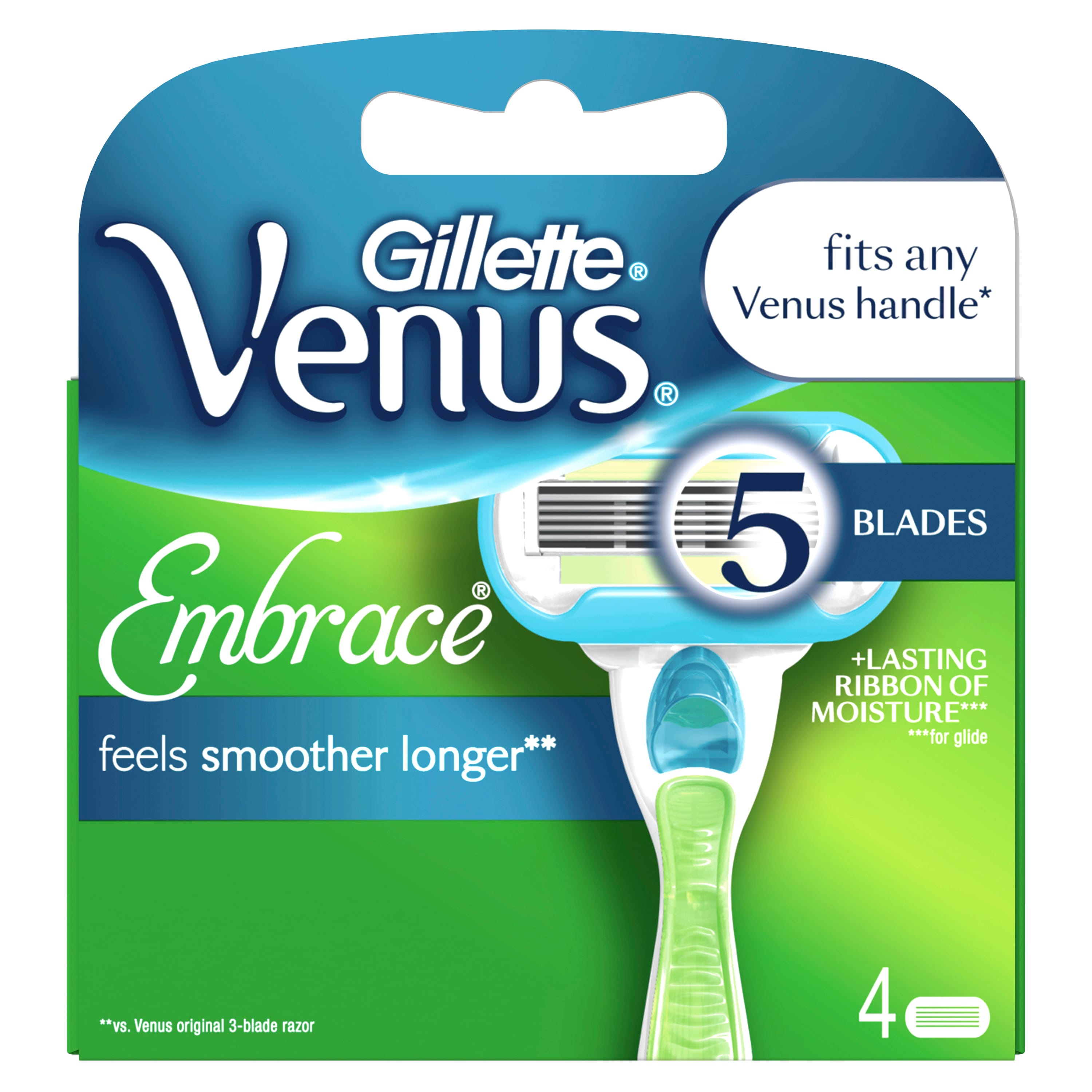 Gillette Venus Embrace Blöð 4stk