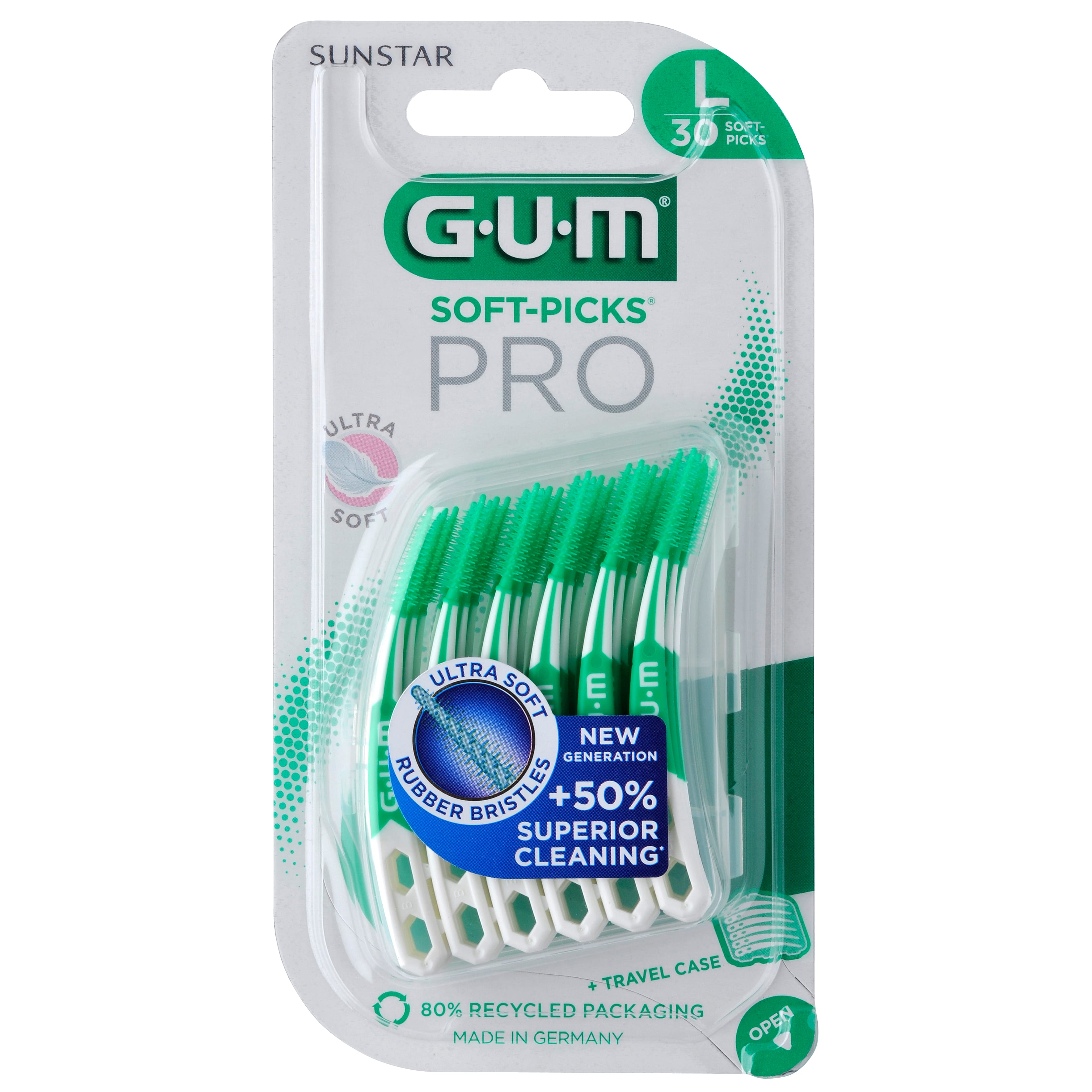GUM Soft Picks PRO tannstönglar Large 30stk