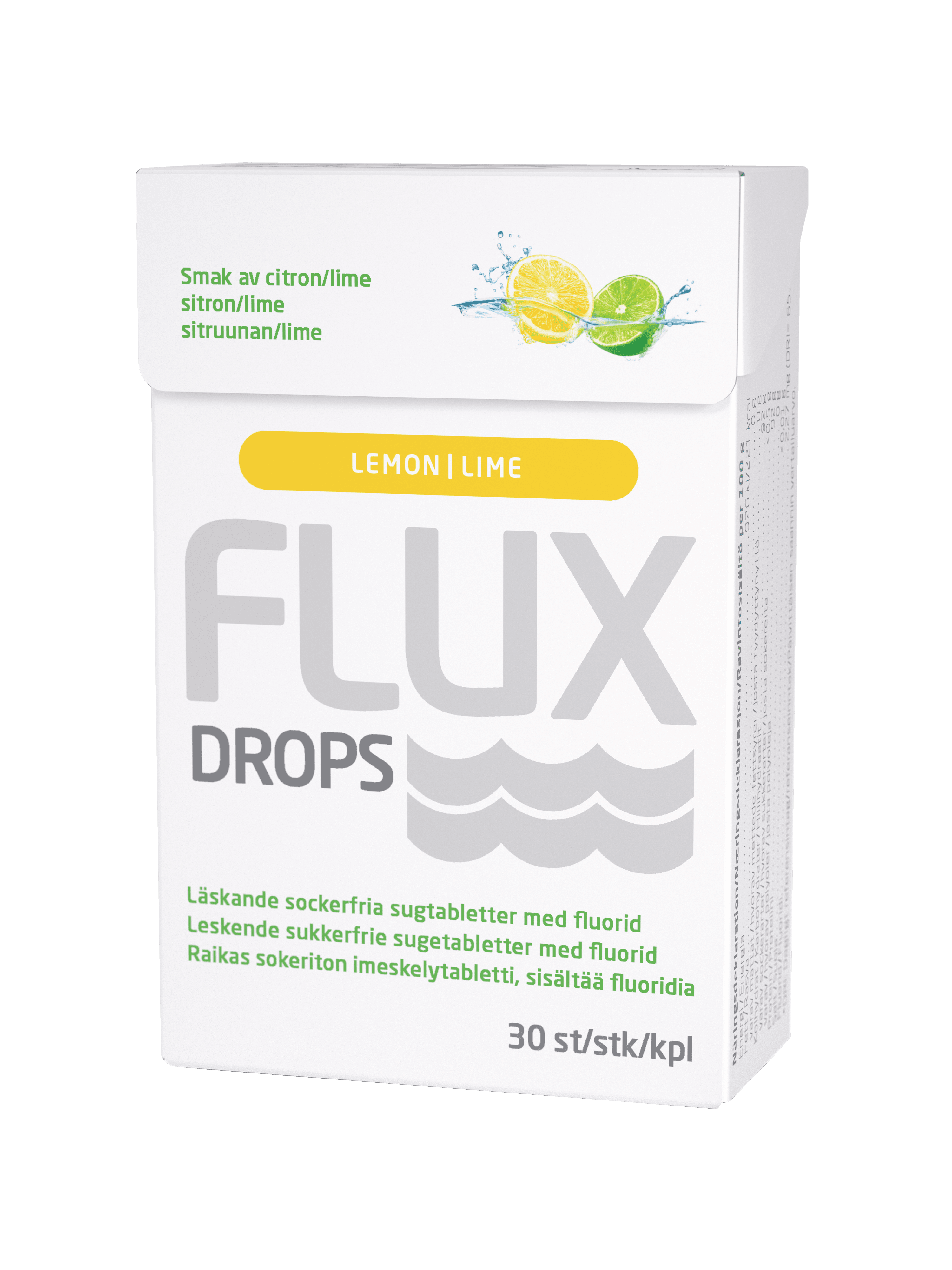 FLUX Drops Lemon/Lime 30stk