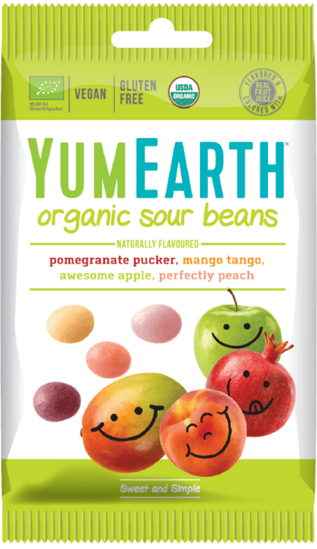 YumEarth Lífrænir Súrir Dropar 50gr.