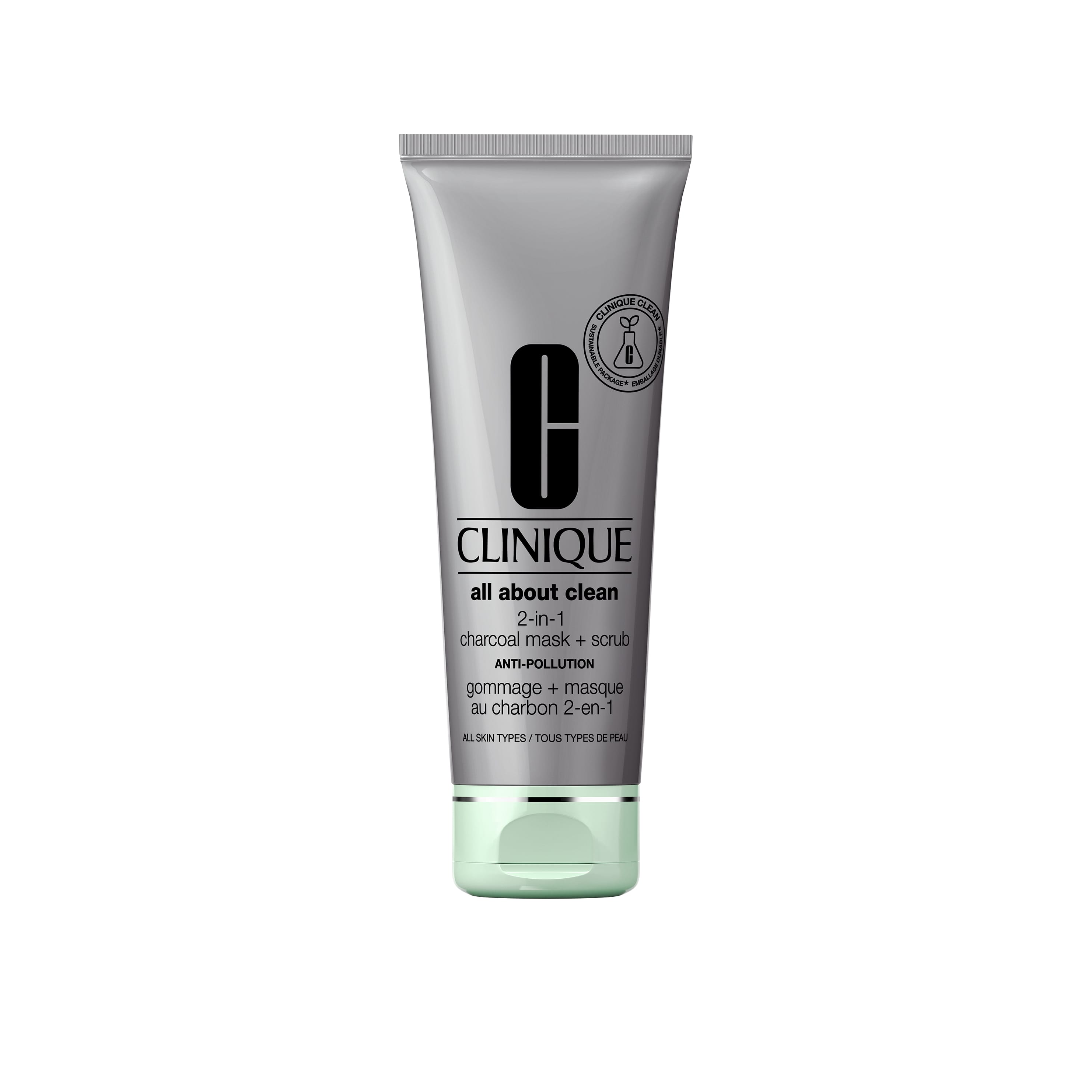 CLINIQUE All About Clean Charcoal Mask+Scrub 100ml
