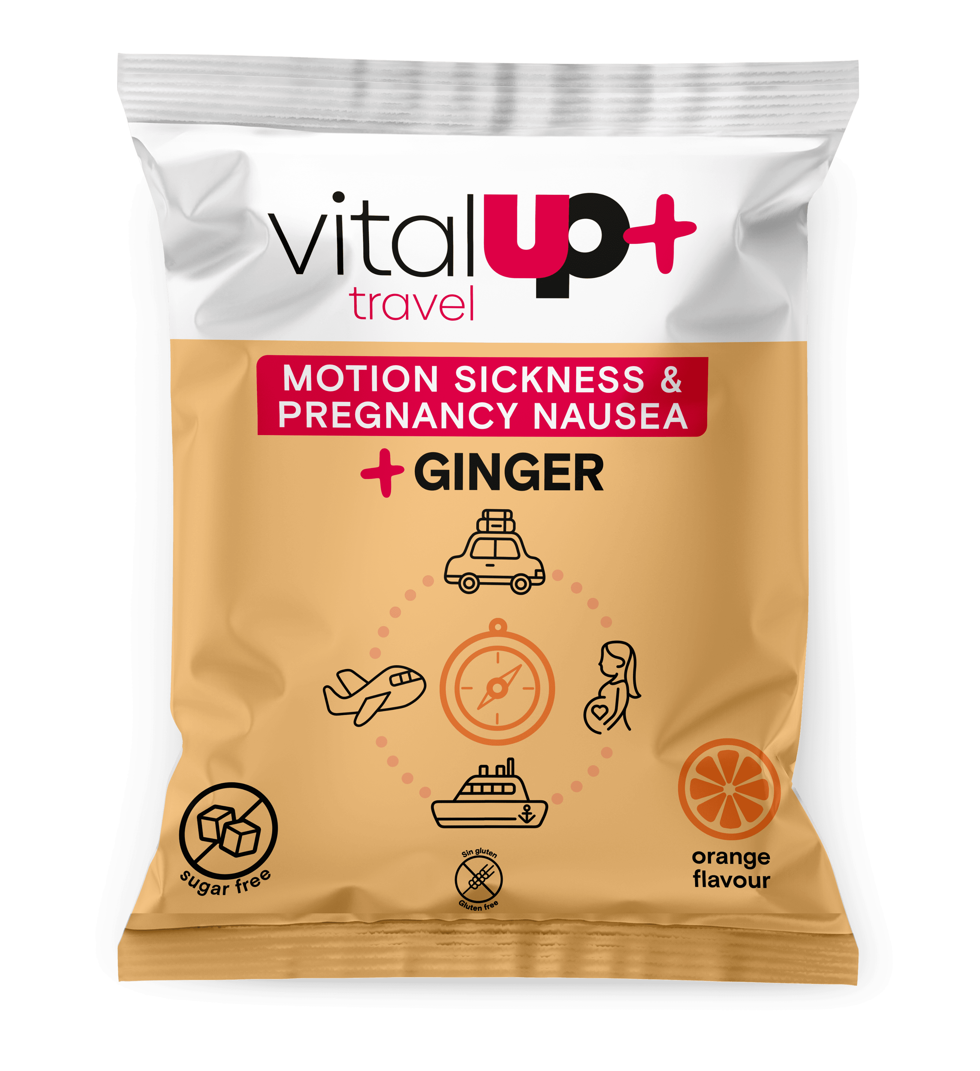 VITAL UP+ MOTION SICKNESS Munnsogstafla 10stk