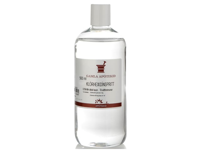 GAMLA APÓTEKIÐ Klórhexidín Sprittlausn 500ml