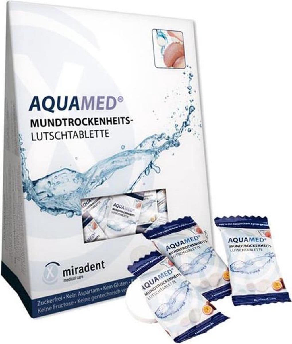 MIRADENT Aqumed Töflur við Munnþurrki