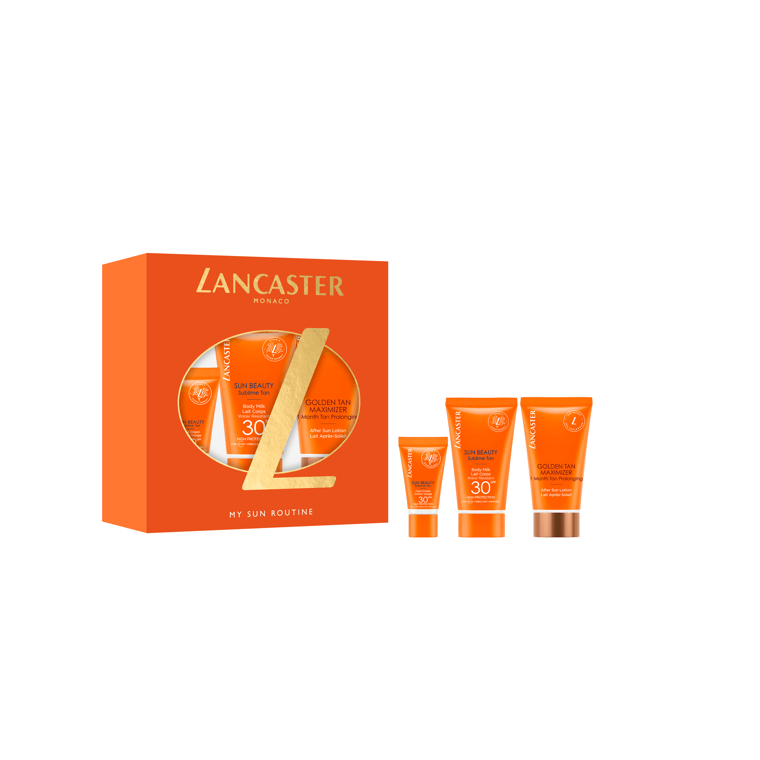 Lancaster Kit B.M.50/Golden Tan A.S.50/Face 3ml