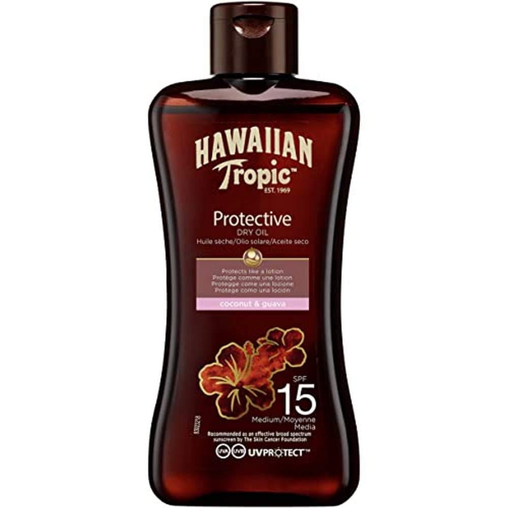 Hawaiian Tropic SPF15 Protective Oil 100ml