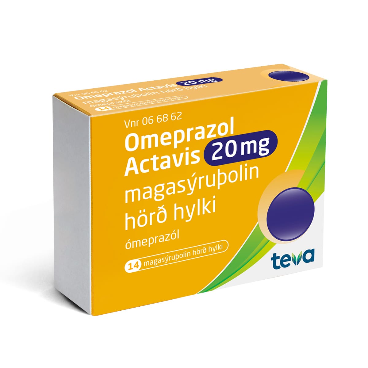 Omeprazol Actavis sh-hylki 20 mg 14 stk