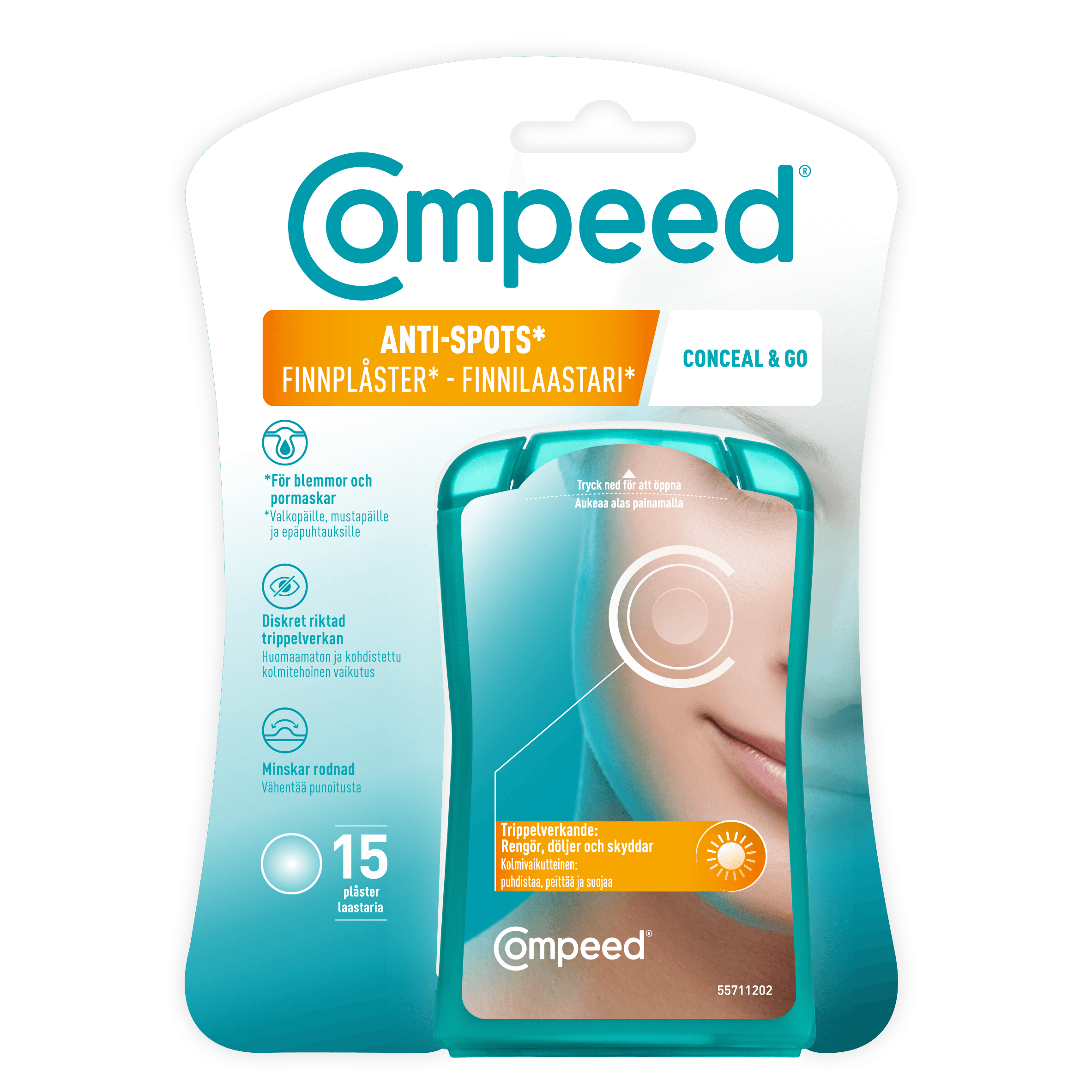 Compeed Bóluplástur Conceal & Go 15 stk